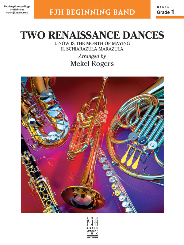 Two Renaissance Dances - Concert Band Conductor Score & Parts (Digital Download)