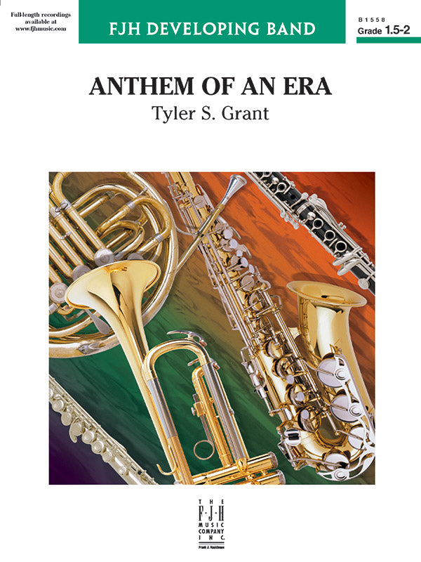 Anthem of an Era - Concert Band Conductor Score & Parts (Digital Download)
