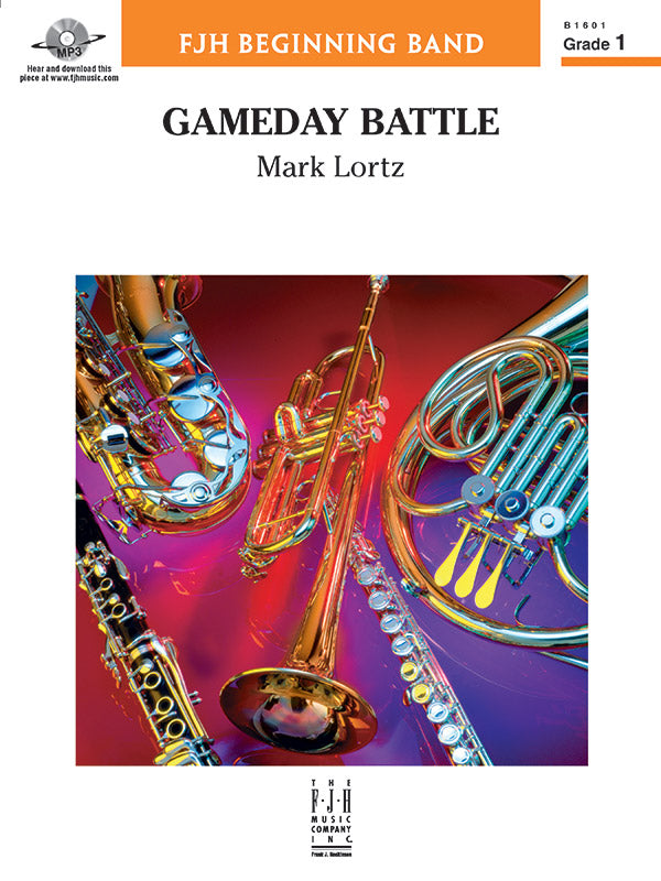 Gameday Battle - Concert Band Conductor Score & Parts (Digital Download)