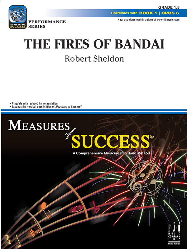 The Fires of Bandai - Concert Band Conductor Score & Parts (Digital Download)