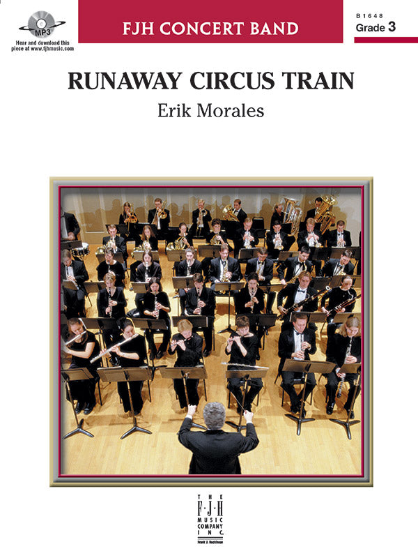 Runaway Circus Train - Concert Band Conductor Score & Parts (Digital Download)
