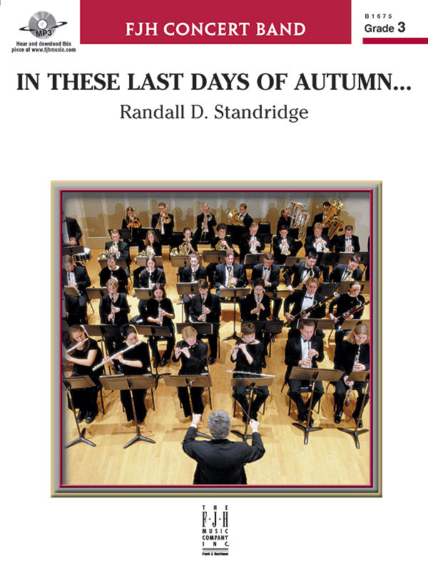 In These Last Day of Autumn... - Concert Band Conductor Score & Parts (Digital Download)