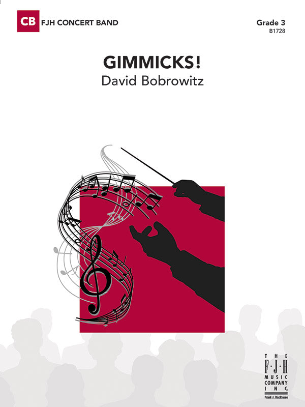 Gimmicks - Concert Band Conductor Score & Parts (Digital Download)