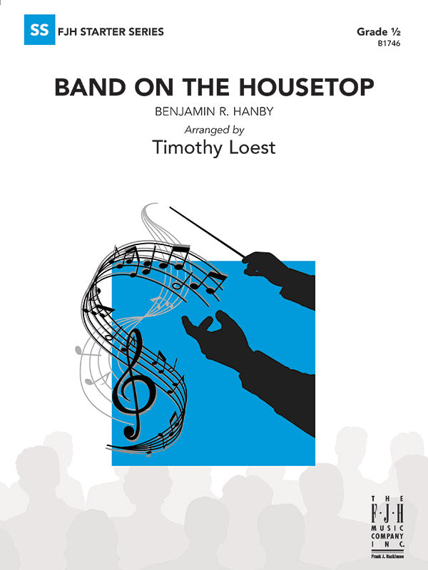 Band on the Housetop - Concert Band Conductor Score & Parts (Digital Download)