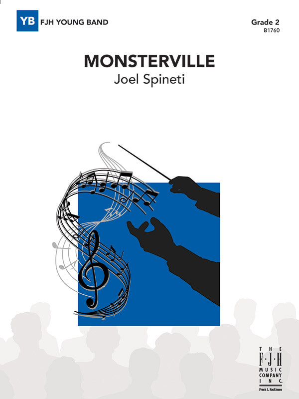 Monsterville - Concert Band Conductor Score & Parts (Digital Download)