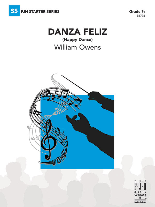 Danza Feliz - Concert Band Conductor Score & Parts (Digital Download)