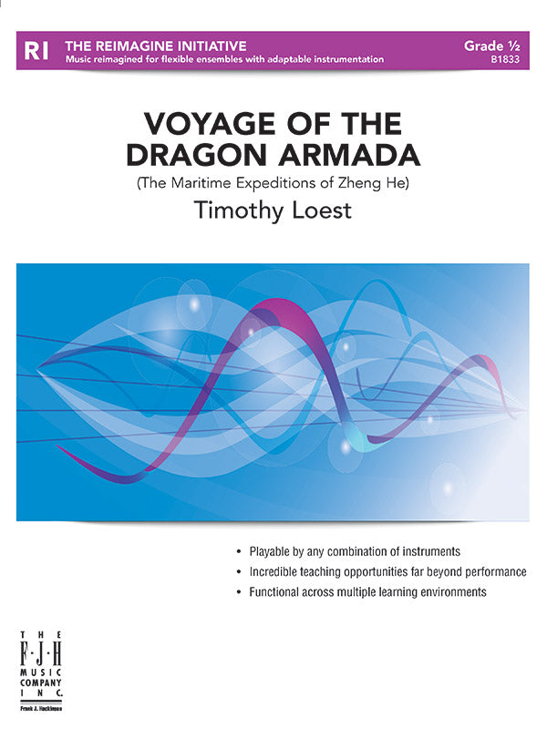 Voyage of the Dragon Armada - Flexible Band/String Ensemble Score & Parts (Digital Download)