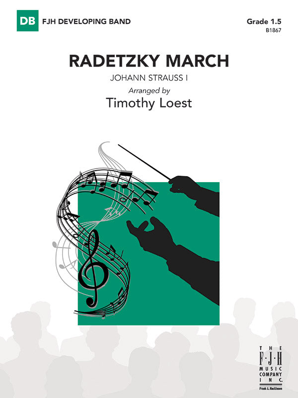 Radetzky March - Concert Band Conductor Score & Parts (Digital Download)