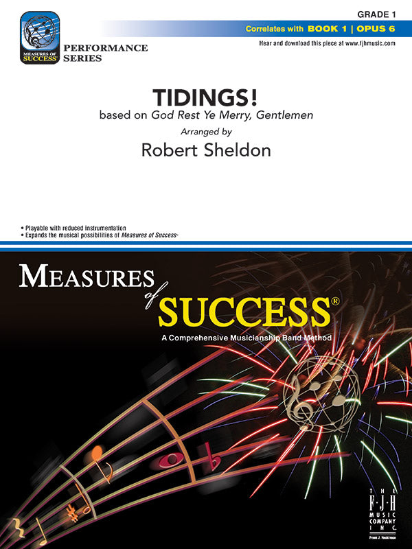 Tidings! - Concert Band Conductor Score & Parts (Digital Download)