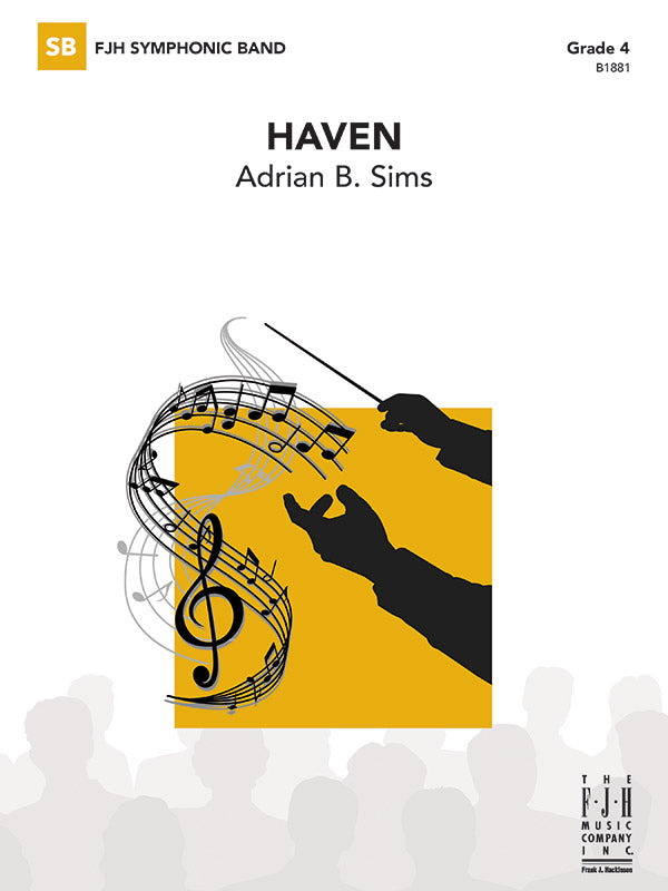 Haven - Concert Band Conductor Score & Parts (Digital Download)