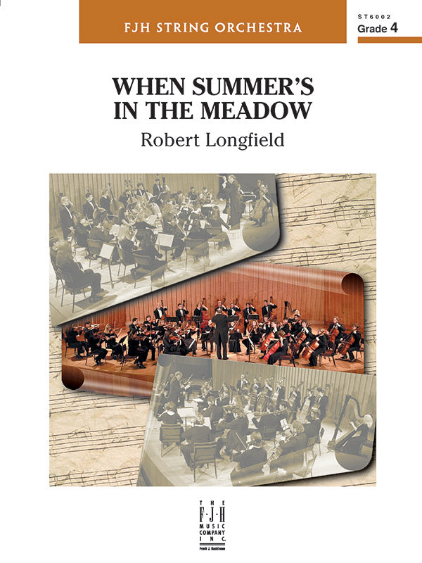 When Summer's in the Meadow - String Orchestra Conductor Score & Parts (Digital Download)