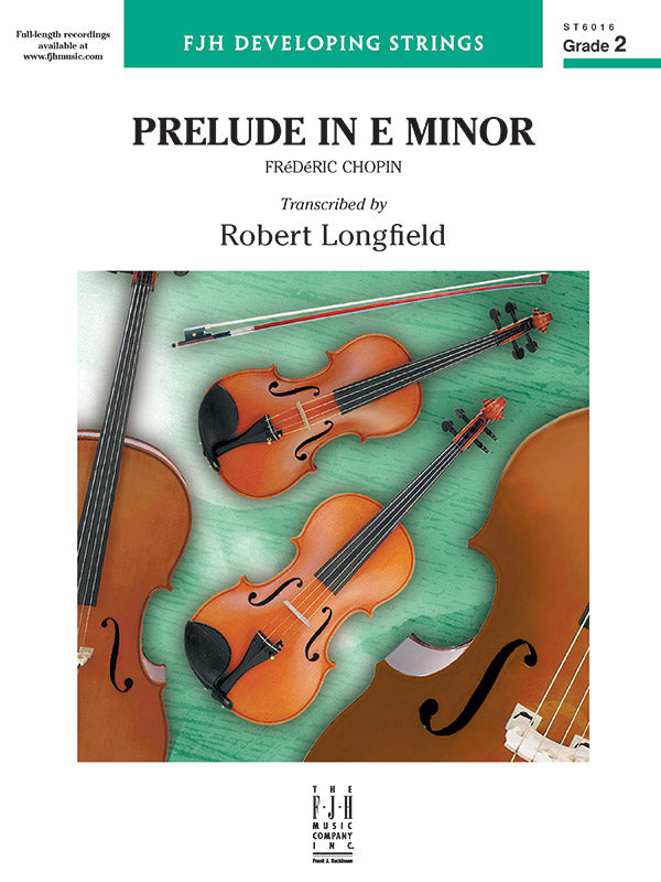 Prelude in E Minor - String Orchestra Conductor Score & Parts (Digital Download)