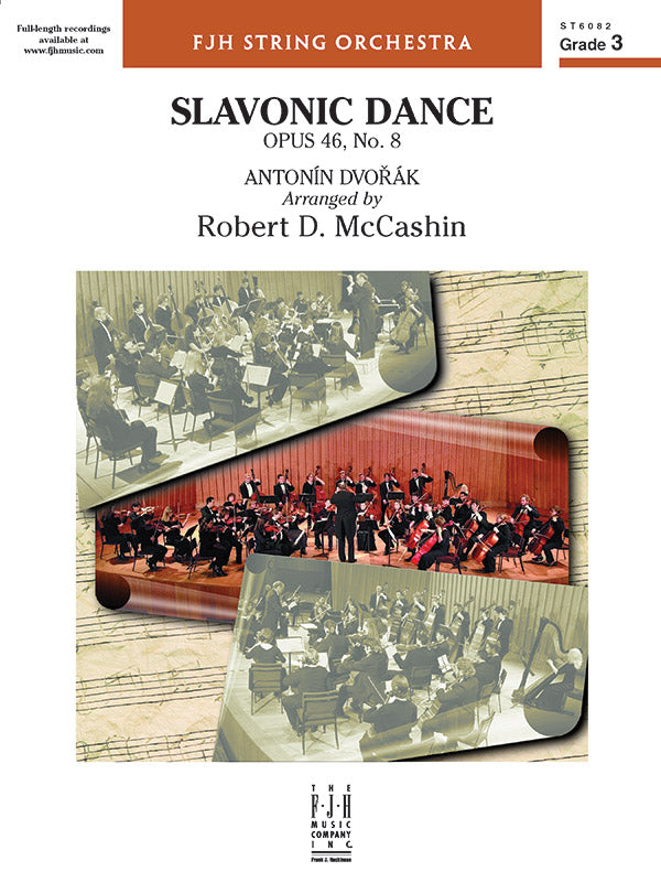 Slavonic Dance, Opus 46, No. 8 - String Orchestra Conductor Score & Parts (Digital Download)