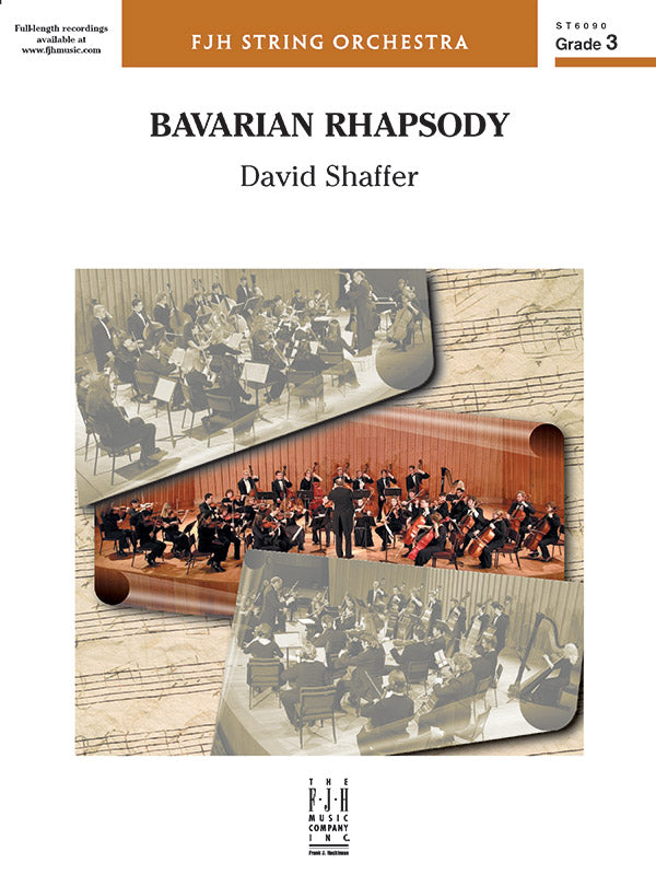 Bavarian Rhapsody - String Orchestra Conductor Score & Parts (Digital Download)