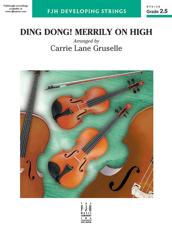 Ding Dong! Merrily on High - Grade 2.5 - String Orchestra Conductor Score & Parts (Digital Download)