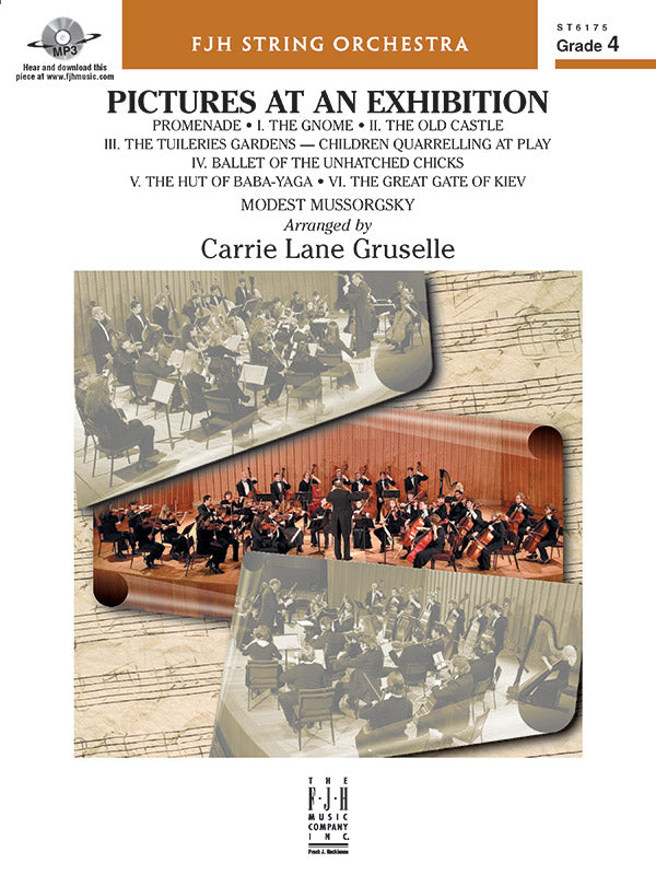 Pictures at an Exhibition - String Orchestra Conductor Score & Parts (Digital Download)