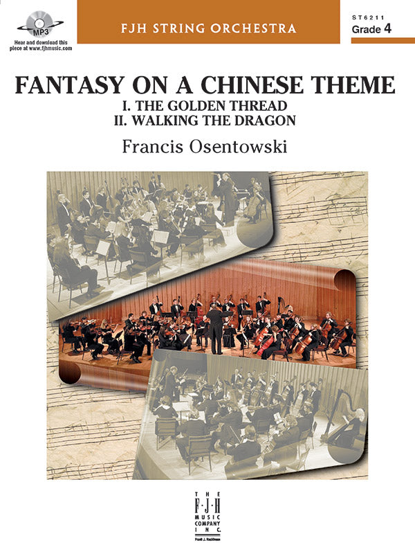 Fantasy on a Chinese Theme - String Orchestra Conductor Score & Parts (Digital Download)