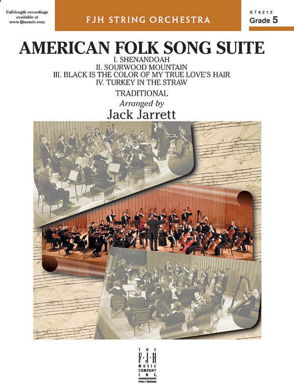 American Folk Song Suite - String Orchestra Conductor Score & Parts (Digital Download)