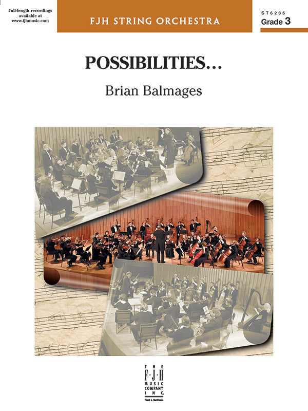 Possibilities... - String Orchestra Conductor Score & Parts (Digital Download)