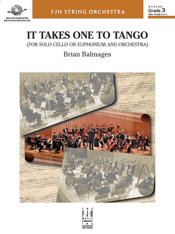 It Takes One to Tango - String Orchestra Conductor Score & Parts (Digital Download)