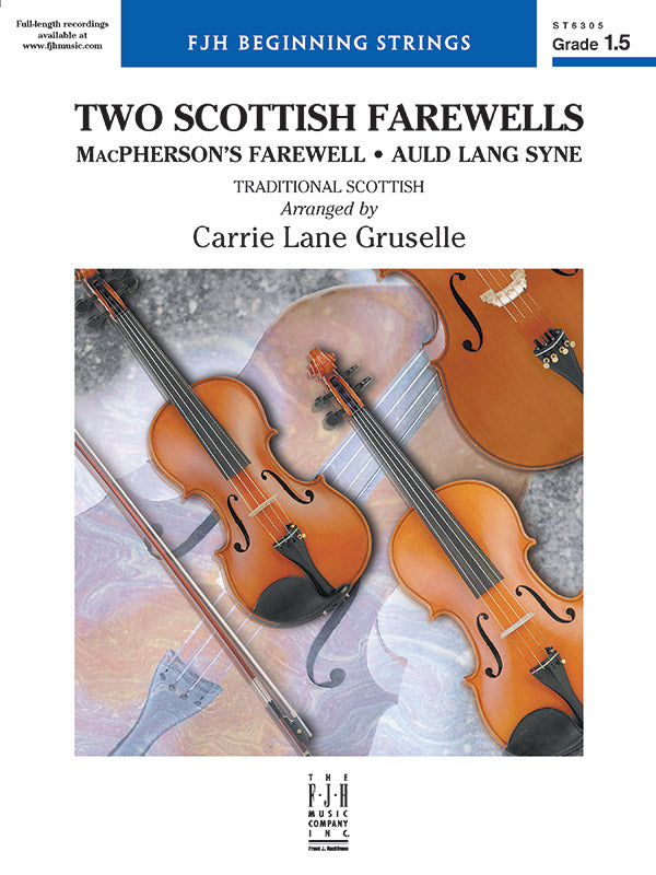 Two Scottish Farewells - String Orchestra Conductor Score & Parts (Digital Download)