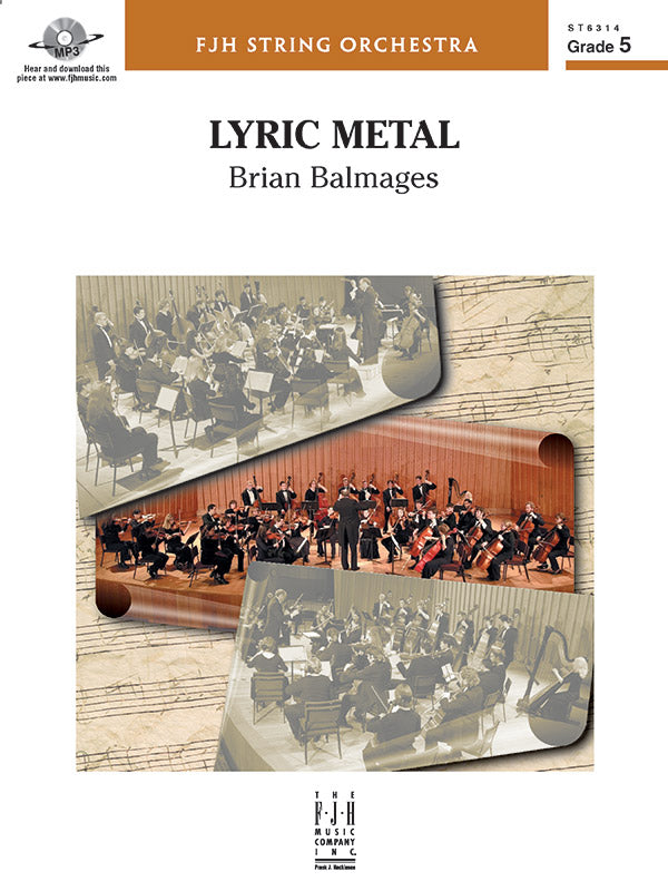 Lyric Metal - String Orchestra Conductor Score & Parts (Digital Download)