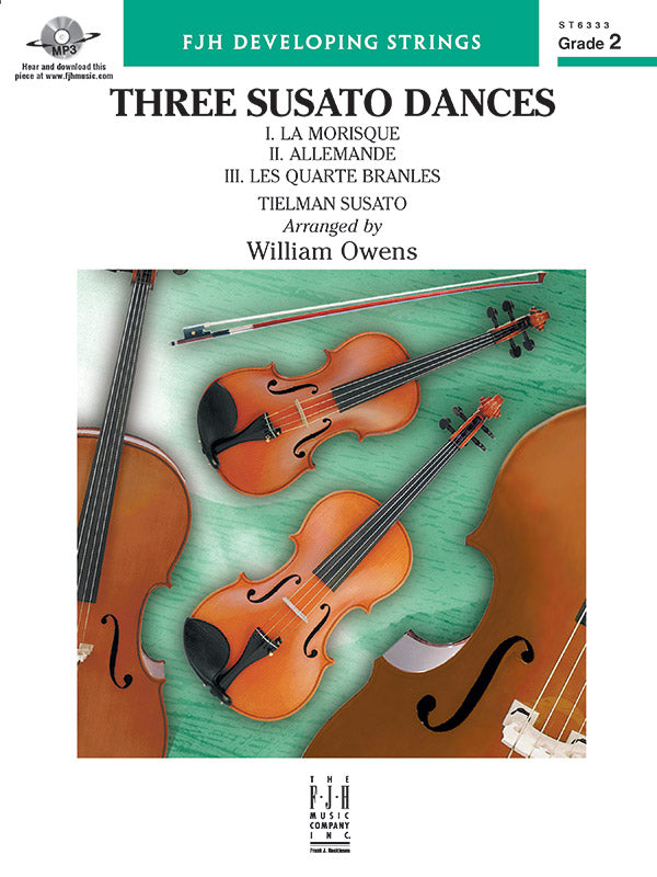 Three Susato Dances - String Orchestra Conductor Score & Parts (Digital Download)
