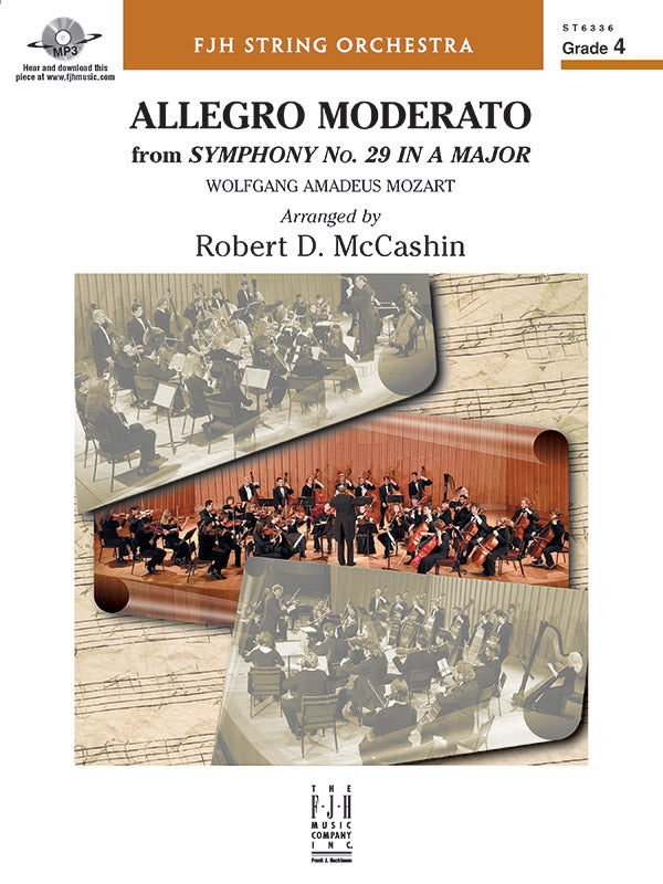Allegro Moderato - String Orchestra Conductor Score & Parts (Digital Download)