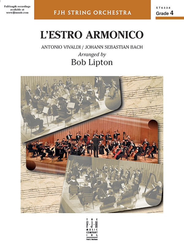 L'estro armonico - String Orchestra Conductor Score & Parts (Digital Download)