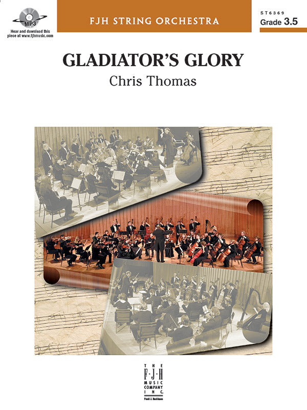 Gladiator's Glory - String Orchestra Conductor Score & Parts (Digital Download)