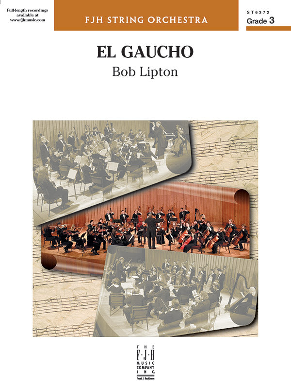 El Gaucho - String Orchestra Conductor Score & Parts (Digital Download)