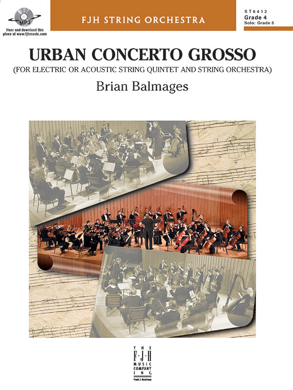 Urban Concerto Grosso - String Orchestra Conductor Score & Parts (Digital Download)