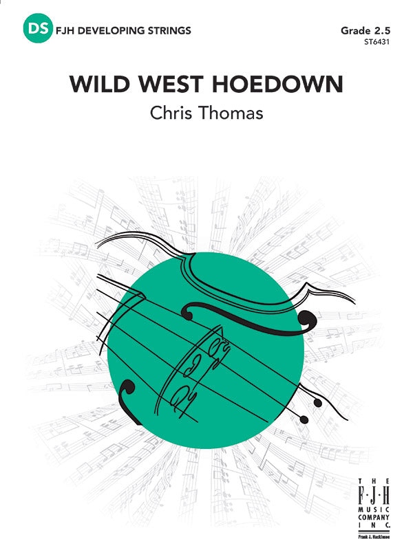 Wild West Hoedown - String Orchestra Conductor Score & Parts (Digital Download)