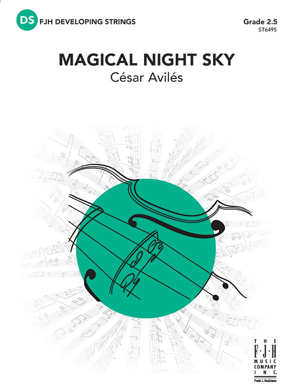 Magical Night Sky - String Orchestra Conductor Score & Parts (Digital Download)