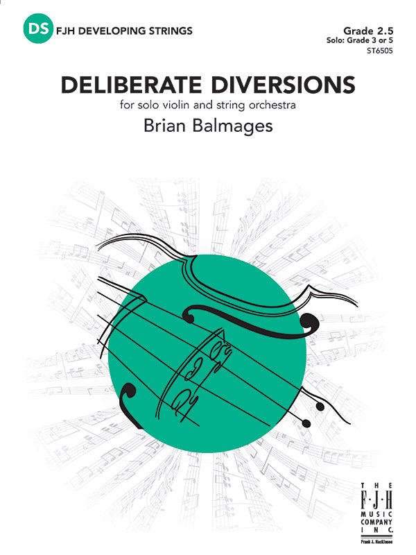 Deliberate Diversions - String Orchestra Conductor Score & Parts (Digital Download)