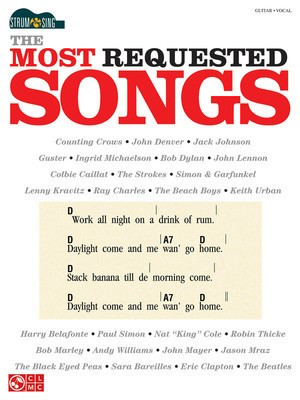 Most Requested Songs Strum & Sing Series - Easy Guitar/Vocal Lyrics/Chords Cherry Lane 2501748