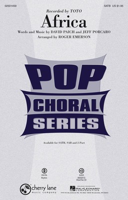 Africa - SATB Roger Emerson Cherry Lane Music Octavo