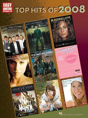 Top Hits of 2008 - Easy Guitar & TAB - Guitar Hal Leonard Easy Guitar TAB