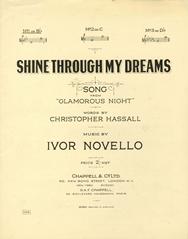 Shine Through My Dreams (from 'Glamorous Night') - Bb Major Vocal/Piano (Digital Download)