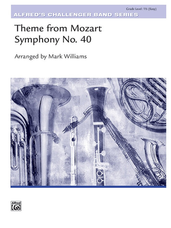 Theme from Mozart Symphony No. 40 - Concert Band Conductor Score & Parts (Digital Download)