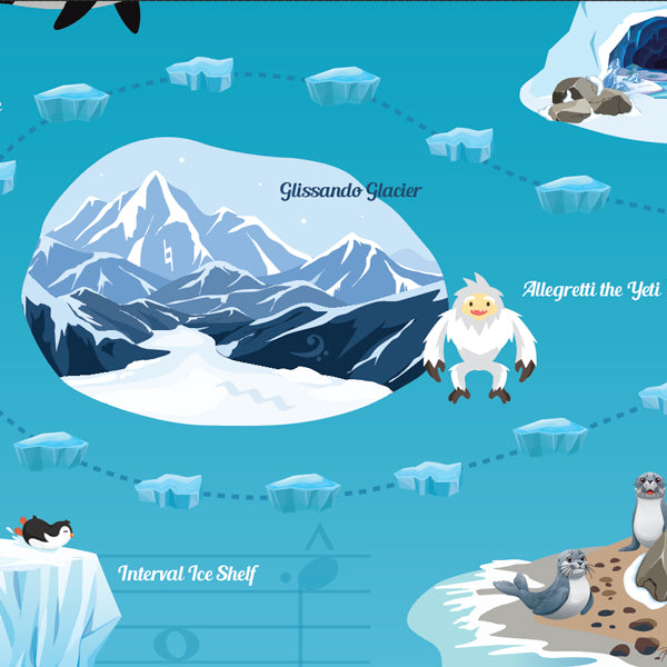 Penguin Piano A3 Music Practice Chart by Musically Gifted