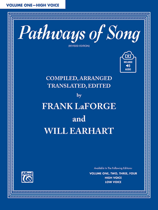 Pathways of Song Volume 1 Book/CD High