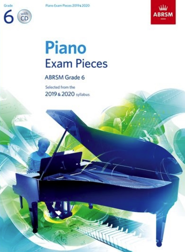 ABRSM Piano Exam Pieces Gr 6 2019-2020 Book/CD