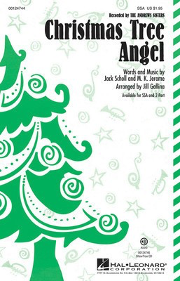 Christmas Tree Angel - 2-Part Jill Gallina Hal Leonard Choral Score Octavo