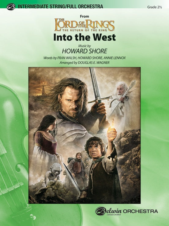Into the West (from The Lord of the Rings: The Return of the King) – String Orchestra Conductor Score & Parts (Digital Download)