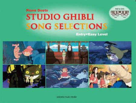 Studio Ghibli Song Selections - Entry/Easy Level Piano Duet