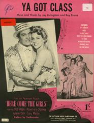 Ya Got Class - Rosemary Clooney - PVG (Digital Download)