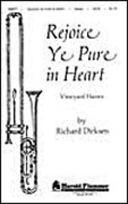 Rejoice, Ye Pure in Heart - SATB Richard Dirksen Shawnee Press Choral Score Octavo