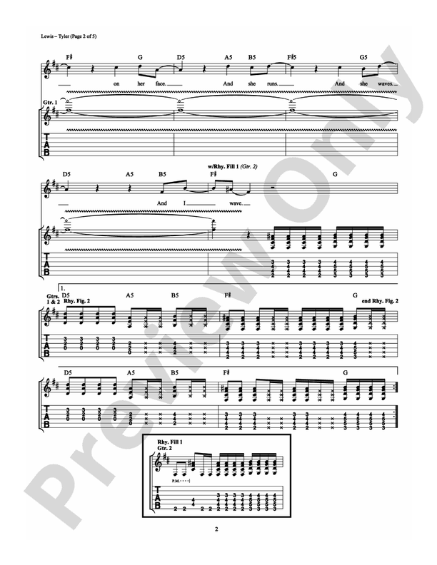 Tyler - Guitar TAB (Digital Download)