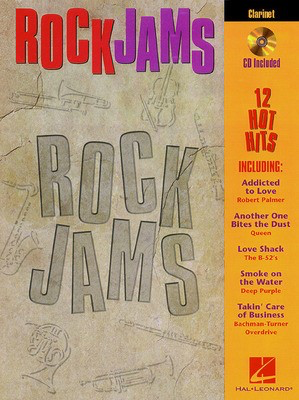 Rock Jams - for Clarinet/Tenor Sax - Various - Clarinet Hal Leonard Clarinet Solo /CD